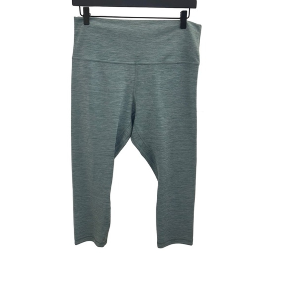 Lululemon Align High Rise Crop Leggings 21” Size 12 Green
